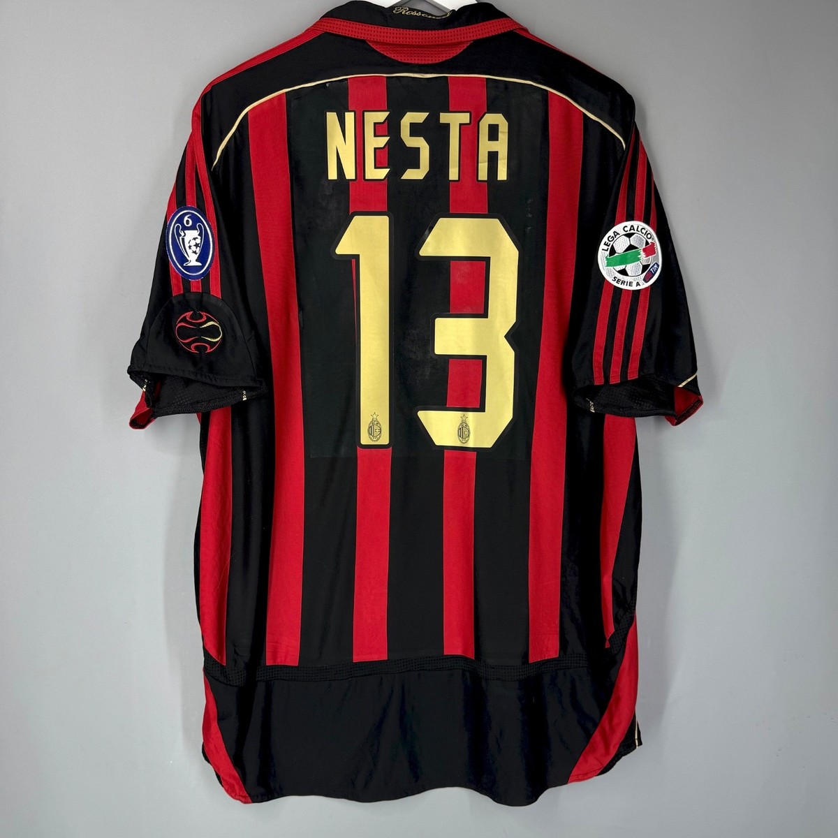 AC MILAN 2006 2007 HOME FOOTBALL SHIRT JERSEY ORIGINAL 060747 #13