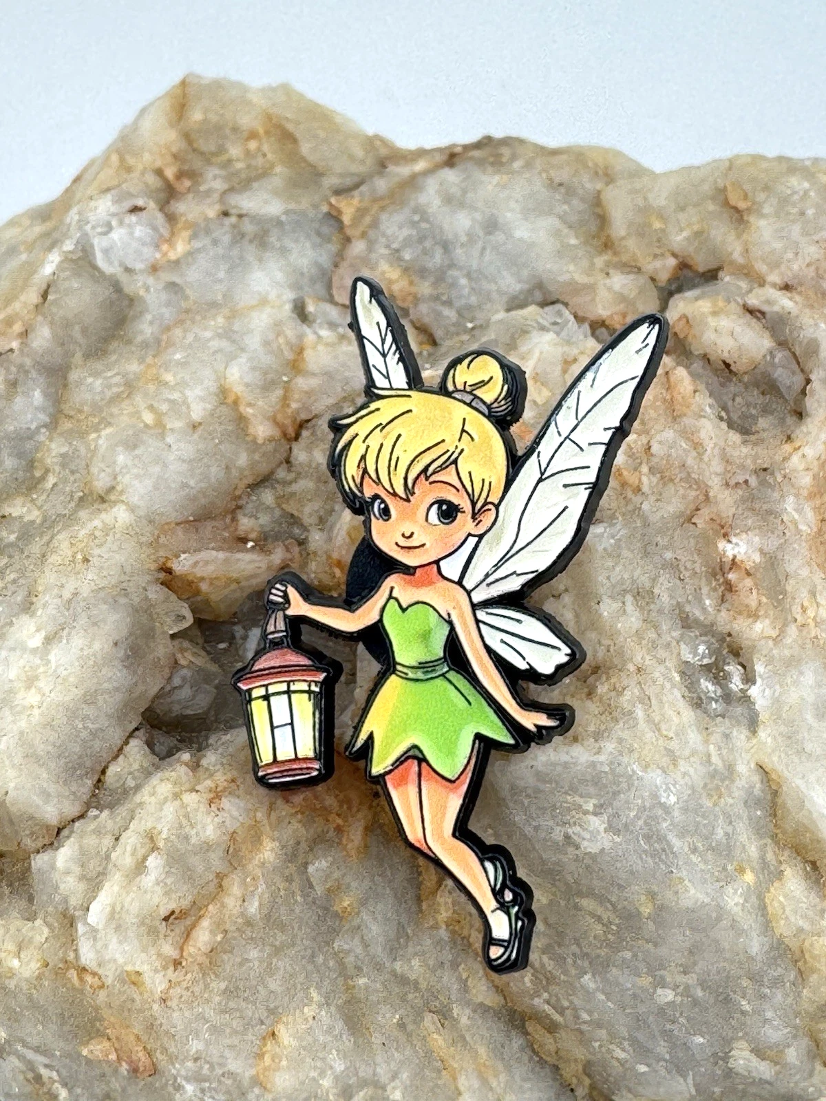 Disney Pin Tinker Bell with Lantern Peter Pan Kawaii Style Pin NEW Unofficial