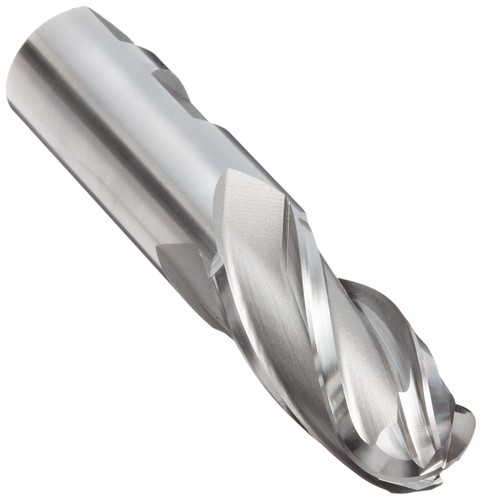 E2020 Kobaltstahl Kugelschaftfräser, Weldon Schaft, unbeschichtete (helle) Oberfläche... - Bild 1 von 3