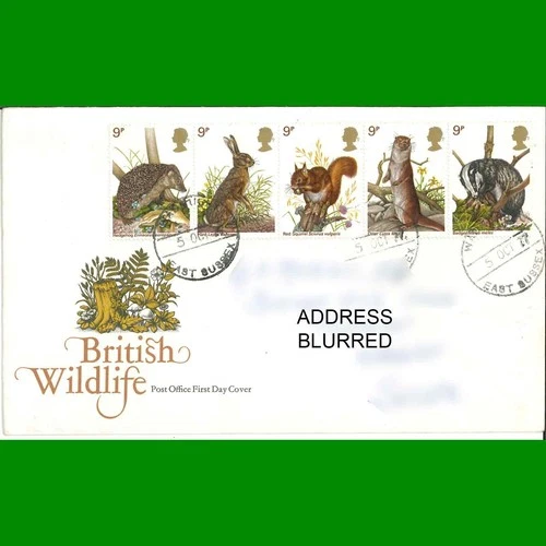 FDC British Wildlife Commemorative, First Day Cover Stamps, 5.10.1977 - Picture 1 of 3