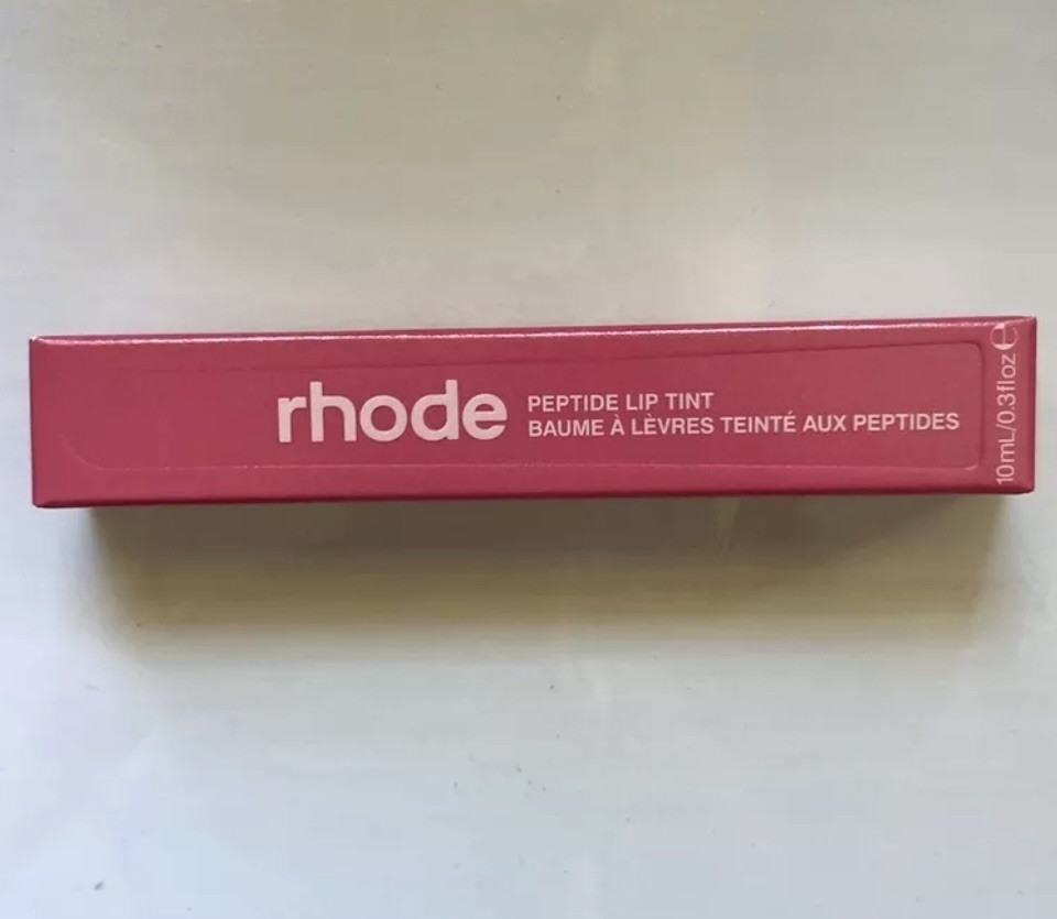 Rhode Sugar Cookie Lip Tint Peptide Pink Sparkle Lip Gloss