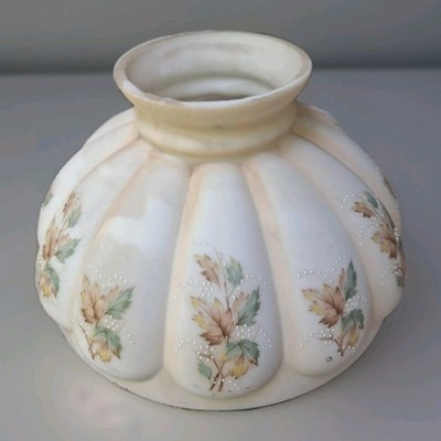 Vintage Hand painted frosted Ceramic Lamp Shade