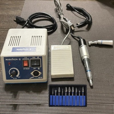 Marathon-III Micromotor With Contra Angle, Foot Pedal, 10 Bits