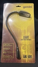 Gemini GNL-500 Gooseneck Lamp - 12" XLR Connector - New Sealed - DJ Mixer Light