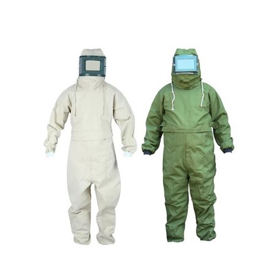 Sandstrahlanzug, Arbeitsoverall, Elastische Bündchen, Sandstrahlkleidung,