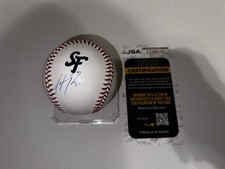 Heliot Ramos Signed Official San Francisco Giants City Connect Baseball JSA