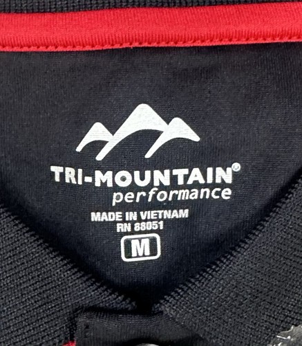 BMW DINAN Motorsports Tri-Mountain Performance Polo Shirt in Black, Men’s Medium - Picture 6 of 6