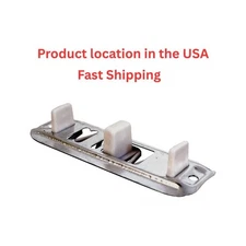 Prime-Line N 6560 Stamped Steel, Adjustable, Closet Door, Floor Guide (2 Pack)