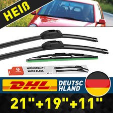 3X Für VW LUPO SCHEIBENWISCHER VORNE + HINTEN SATZ BJ. 1998 - 2003 21"+19"+11"