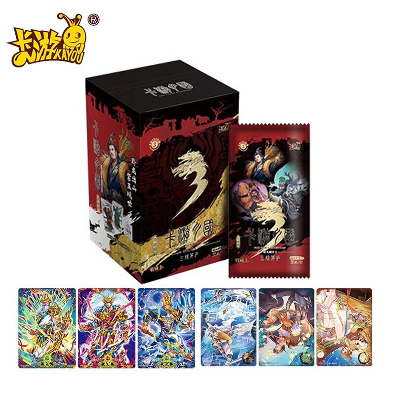 KaYou The Three Kingdoms Amine Juego Colección Tarjetas Coleccionables Nuevo Sellado Regalos