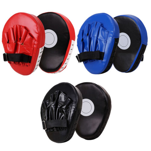 Boxing Curved Focus Pad Hook&Jab-Punch Mitts for MMA Thai KickPad Training Glove - Picture 9 of 18