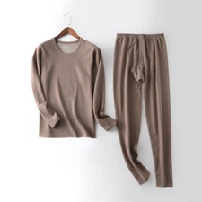 Men's thermal underwear Round Neck Silk Thickened Plush Intimate Shirt
