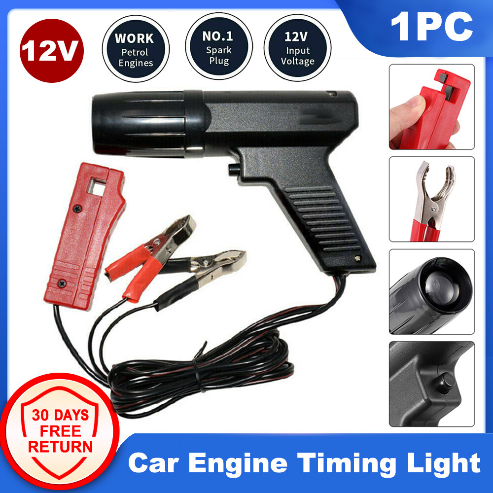 12V Car Engine Timing Light Ignition Strobe Lamp Tester Inductive Timing Tool