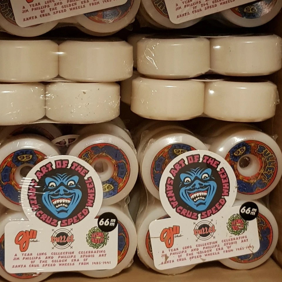 SANTA CRUZ Bullet 66- 95a 66 mm - Skateboard Wheels '80s Old School Reissue - image 3 of 4