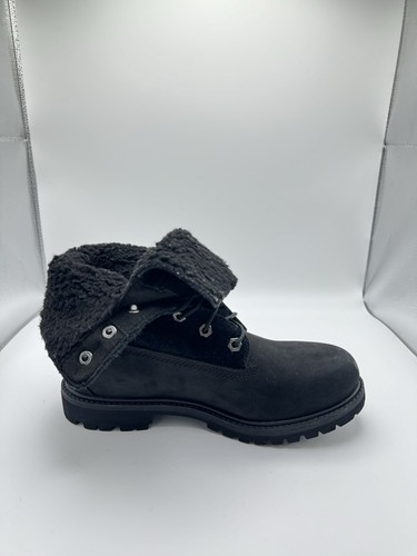 Timberland Authentic Black Mid Warm Lined Waterproof Boot Womens Size UK 4.5 - Picture 3 of 12