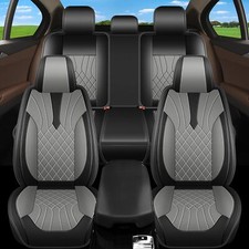 Faux Leather For Toyota Camry 2002-2024 Car Front And Rear 5 Seat Covers Cushion