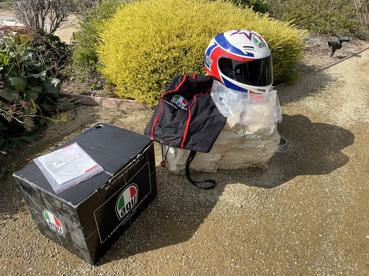 RARE! AGV Marco Lucchinelli LEGENDS X3000 LUCKY SIZE M(casco