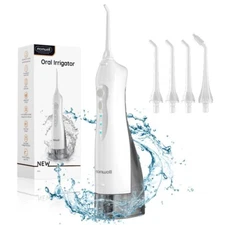 Oral Irrigator Portable Dental Water Flosser USB Rechargeable Water Teeth Clean