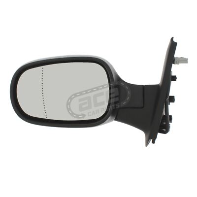 Electric Heated Wing Door Mirror For Nissan Micra K12 2002-2009 Primed Left Hand