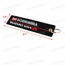YOSHIMURA SUZUKI Keychain Fabric Strap Keyring Motorcycle Key Chain Gift GSXR X1