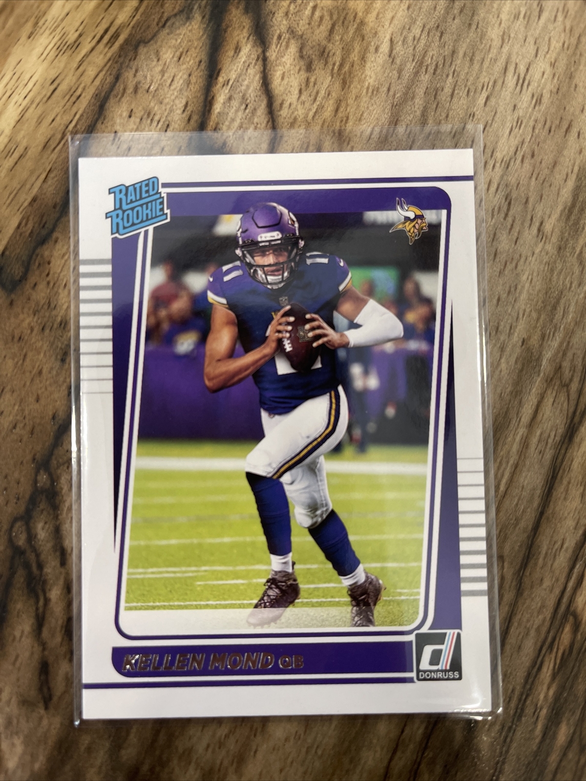 Kellen Mond RC 2021 Panini Donruss Football Rated Rookie #256 Base - Vikings