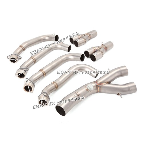 Para Yamaha YZF R6 2006-2016 Sistema de escape completo Cabezal Enlace Tubo Motocicleta Tubo - Imagen 11 de 11