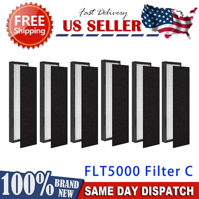 Air Purifier HEPA Filter C FLT5000 for Germ Guardian AC5000, AC5000E