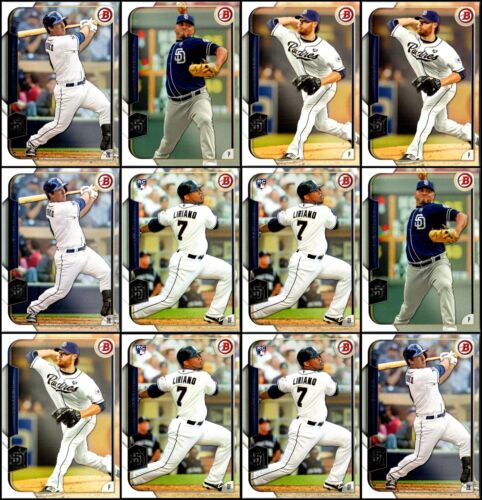 (18) 2015 Bowman  San Diego Padres Lot - Picture 1 of 4