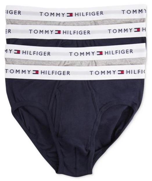 Tommy Hilfiger 4 Pack Men s 100 Cotton Classic Briefs Multi eBay