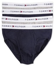 Tommy Hilfiger 4-Pack Men's 100 Cotton Classic Briefs Multi