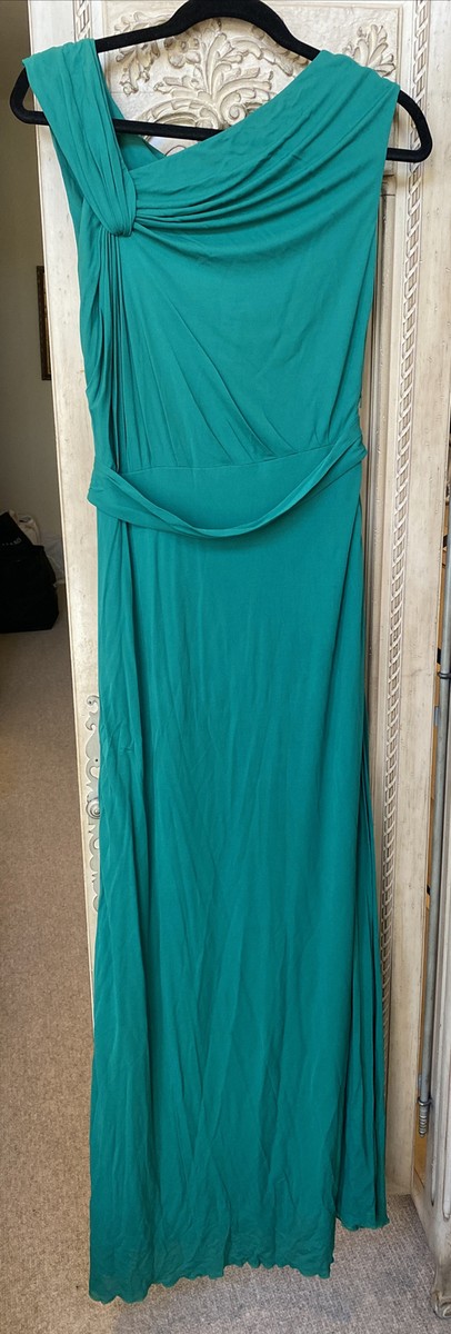 ISSA London Green Gorgeous Sleeveless Formal Prom Maxi Dress Women's Size 8  | eBay