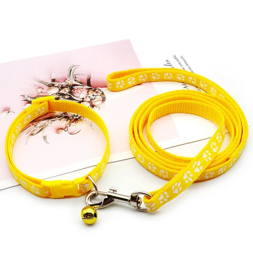 Kleines Hundehalsband und Leine Set verstellbar Welpenleine und Halsband Set Nylonriemen - Bild 28 von 36