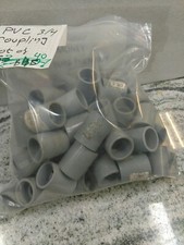 Lot OF 62 PVC Fittings Couplings 3/4" inch PVC 4CB4 UP