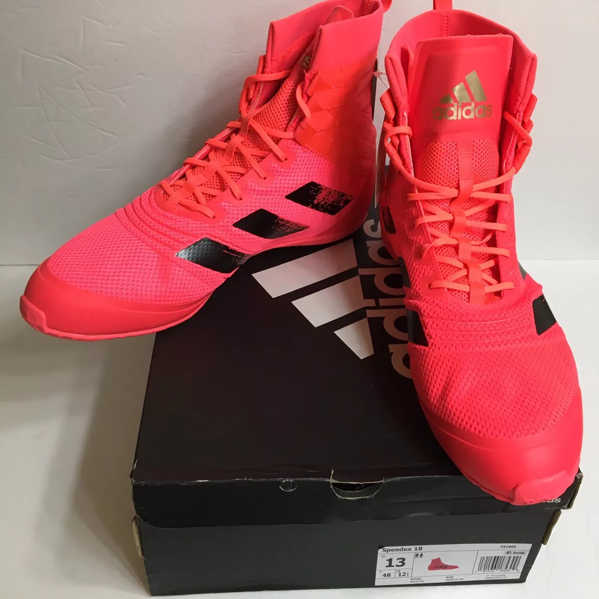 Adidas Speedex 18 Boxing Shoes FX1995 Size 13