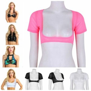 open shirt with bralette