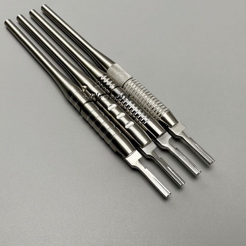 Manija de bisturí dental de 1 pieza manijas de hoja instrumento quirúrgico de acero inoxidable - Imagen 5 de 22