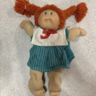 Cabbage Patch Kids Doll Vintage 1982 Red Braid Hair Blue Eyes pigtails one tooth