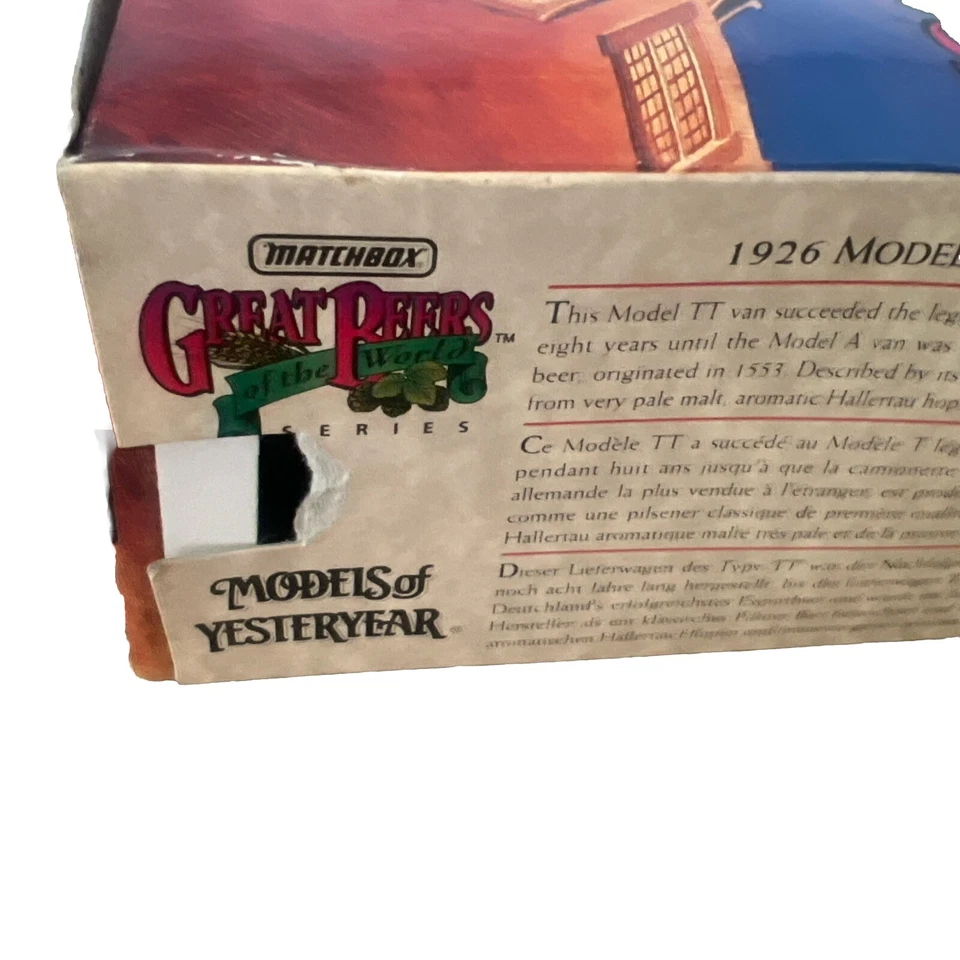 De colección Matchbox Antaño Grandes Cervezas del Mundo 1926 Modelo TT Ford Van NUEVO Foto 3 de 4