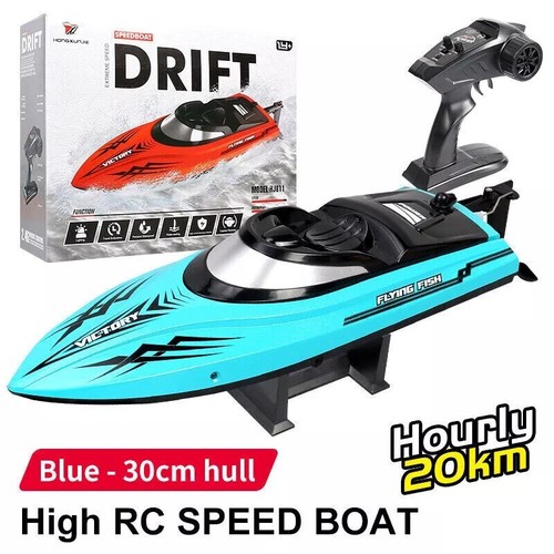 Kids Outdoor Racing Ship Toy Gift RC Boat Remote Control Speed Boat Collection - Picture 7 of 244