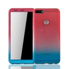 Etui na telefon komórkowy Ochrona Case do Huawei Honor 7C Full Cover Ochrona wyświetlacza Bumper Niebieski