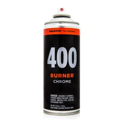 Molotow Burner Chrome 400ml - Chrome Graffiti Cans Spraydosen Street Bombing