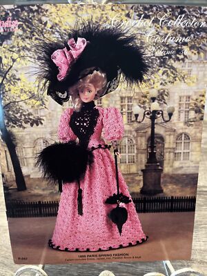 Paradise Crochet Doll Pattern 1895 Paris Spring Fashion
