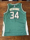 Giannis Antetokounmpo Signed Milwaukee Bucks Jersey PSA DNA Coa Autographed