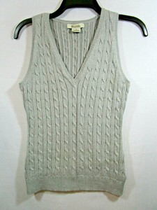 michael kors vest womens silver