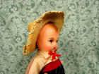 Hd-658 MEXICAN boy doll (ethnic); 11 inches tall with hat. no box — photo 4