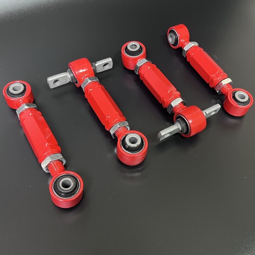 Rear Upper Adjustable Camber Kit+Toe Arm w/ Bushing for Honda Civic EG EK 88-00 - Picture 6 of 9