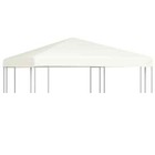 Gazebo Top Cover 1 oz/ft² 9.8'x9.8' Cream White vidaXL