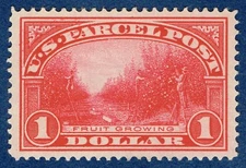 [st7006] USA 1913 Parcel Post Scott#Q12 MLH with Grade XF95 with Crowe Expertise