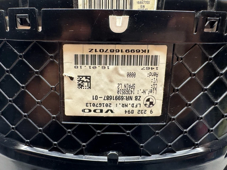 2013-2013 Bmw 528i Speedometer Instrument Cluster Gauges 9 232 894 OEM B3 - Image 4 of 4