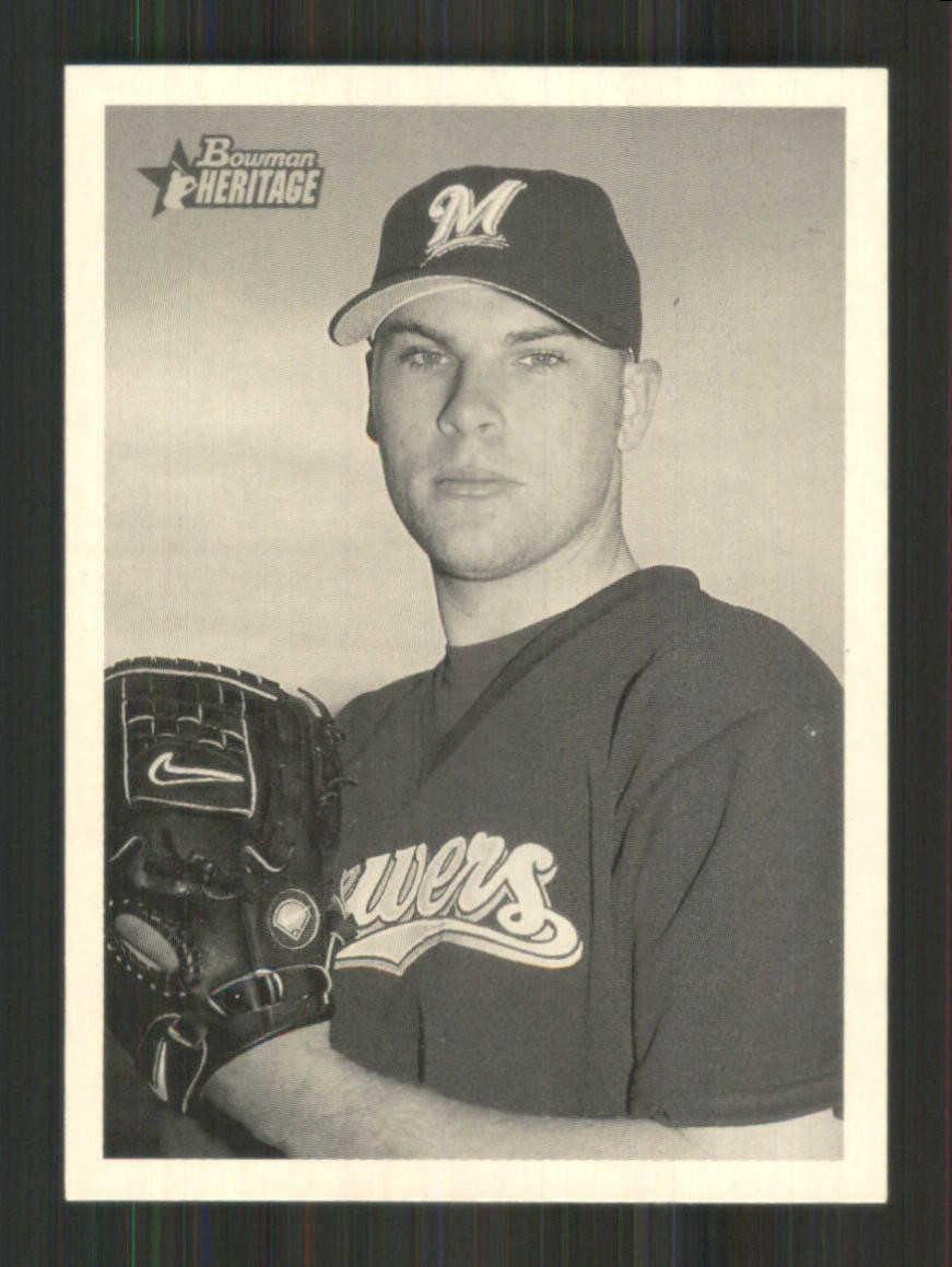 2001 Bowman Heritage #114 Ben Sheets Milwaukee Brewers 44352